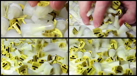 Set: Grab and drop the needle 스톡 동영상 21016523