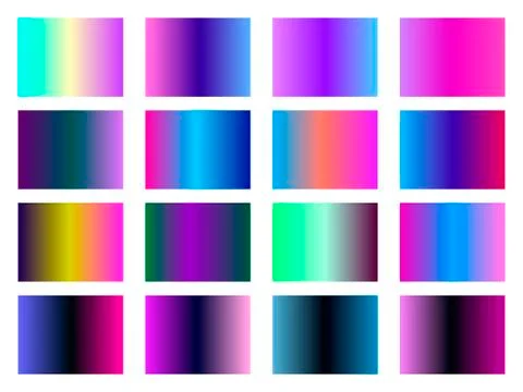 Set of gradient backgrounds. Blurred shades of purple, dark violet. Vector il Stock Illustration