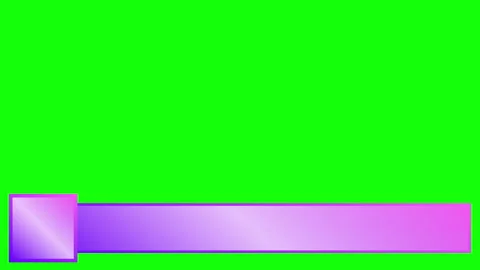 Set of gradient lower third bars in blue, purple, red, and orange Stock Footage 314055200