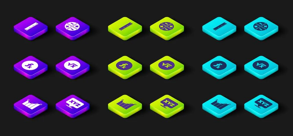 Set Graph, schedule, chart, diagram, XYZ Coordinate system, Function Stock Illustration