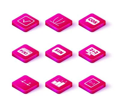 Set Graph, schedule, chart, diagram, Function mathematical symbol, Mathematic Stock Illustration