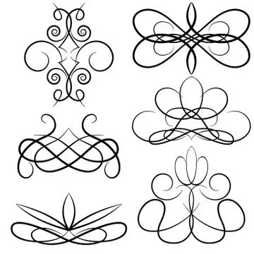 Set  graphic elements for design. vector illustration. 库存插图