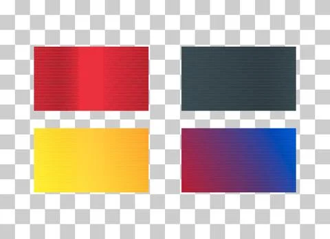 Set of Graphic web background, horizontal line template pattern, cover decor Stock Illustration