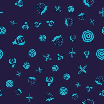 Set Grapple crane grabbed a log, Tree rings, Mustache and beard and Metallic Stock Illustration