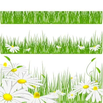 Set of grass Stock Illustration