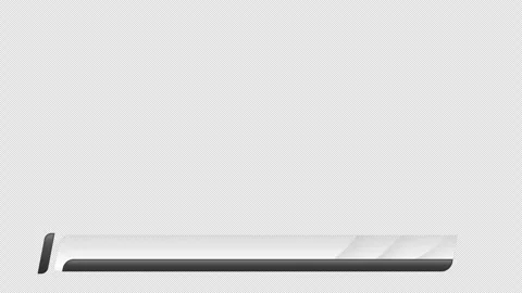 Set gray corporate lower third animation for broadcast and stream channels Stock Footage 324789258