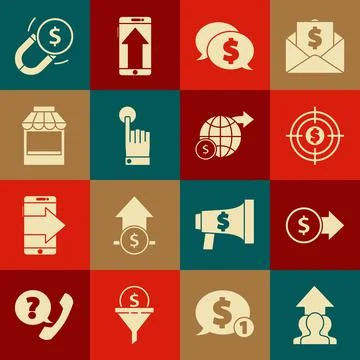 Set Growth chart and progress in people crowd, Coin money with dollar symbol Ilustración de archivo