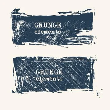 Set of Grunge background. Ink background. Retro background. Stock Illustration