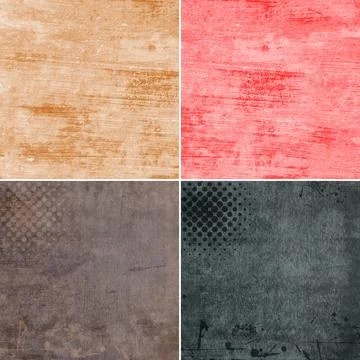 Set of grunge background Stock Photos