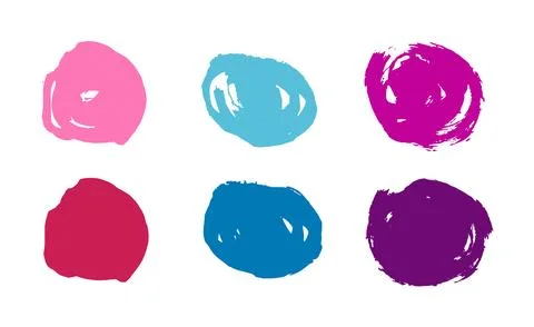 Set of grunge design elements abstract vector illustration 스톡 일러스트