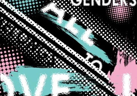Set of Grunge frame of paint and Halftone background Vector illustration 004 Stock Illustration