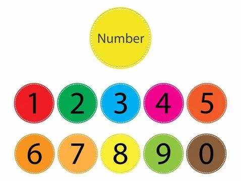 Set of grunge numbers, Typography vector elements 스톡 일러스트