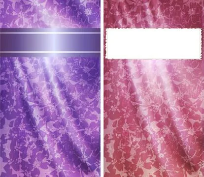 Set of grunge old paper background Stock Illustration