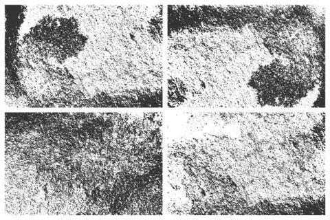 Set of grunge texture vector illustration Stock Illustration