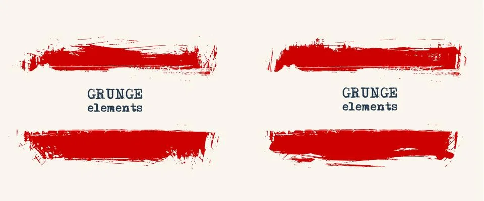 Set of grunge vector frames. Grunge background. Stock Illustration