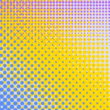 Set of Halftone Dots. Comic Book Texture. Stock Illustration