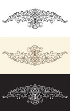 Set of hand drawing design element vector art 库存插图