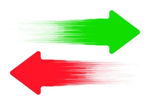 A set of hand drawn arrows. Vector illustration Stock Illustration