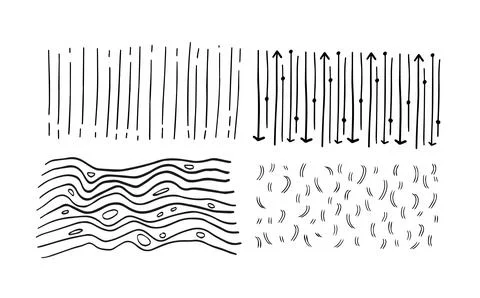 Set of hand drawn graphic elements 스톡 일러스트