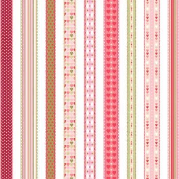 Set of hand drawn lace braid borders Illustrazione stock