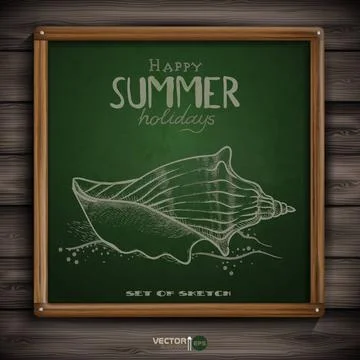 Set of Hand Drawn Various Elements Set of Hand Drawn Various Elements On A... Stock Photos