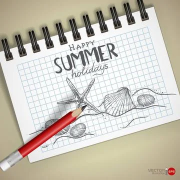 Set of Hand Drawn Various Elements Set of Hand Drawn Various Elements On L... Stock Photos