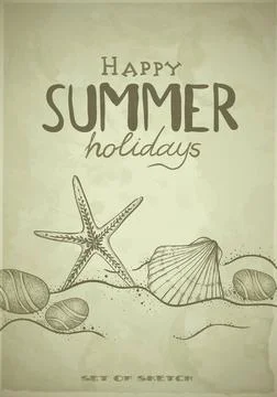 Set of Hand Drawn Various Elements Set of Hand Drawn Various Elements On O... Stock Photos