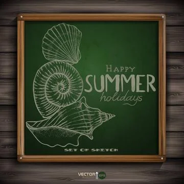 Set of Hand Drawn Various Elements Set of Hand Drawn Various Elements On A... Stock Photos