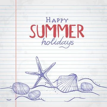 Set of Hand Drawn Various Elements Set of Hand Drawn Various Elements On L... Stock Photos