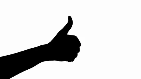 Set of hand gestures. Body language. Black &amp; white, close-up, isolated footage. Stockbeeldmateriaal 123831760