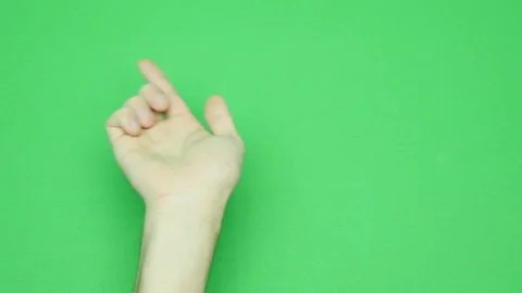 Set of hand gestures, showing the uses o... | Stock Video | Pond5