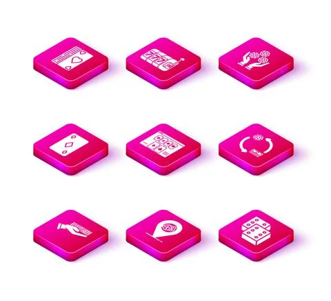 Set Hand holding deck of playing cards, Playing with diamonds symbol, Online Stock Illustration