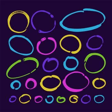 Set of hand spray graffiti speech bubbles frame. design elements background 스톡 일러스트