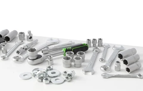 A set of hand tools for workshops, construction, Stock Photos