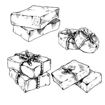 Set of handmade soap Stock Illustration