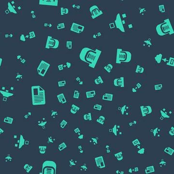 Set Hangar with servers, Filter setting, File document and Cloud technology data 스톡 일러스트