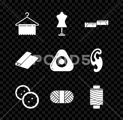 Tailor tape measure on mannequin Royalty Free Vector Image