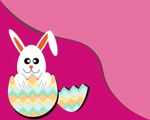 Set of Happy Easter eggs Illustrazione stock