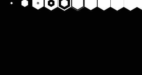 Set of Hexagon Matte Transitions Vídeos de archivo 134177516
