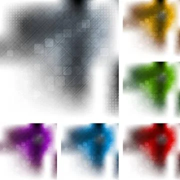 Set of hi-tech vector backgrounds Set of hi-tech vector backgrounds Copyri... 库存照片