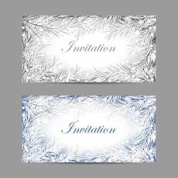 Set of horizontal banners Stock Illustration