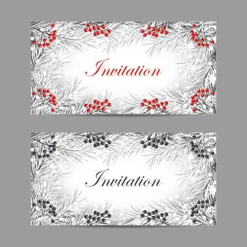 Set of horizontal banners Stock Illustration