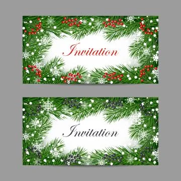 Set of horizontal banners Stock Illustration