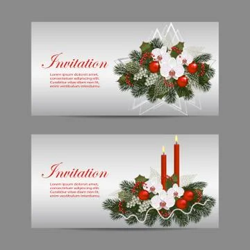Set of horizontal banners Stock Illustration