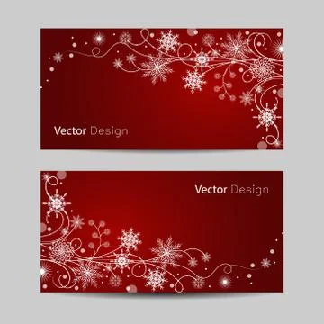 Set of horizontal banners Stock Illustration