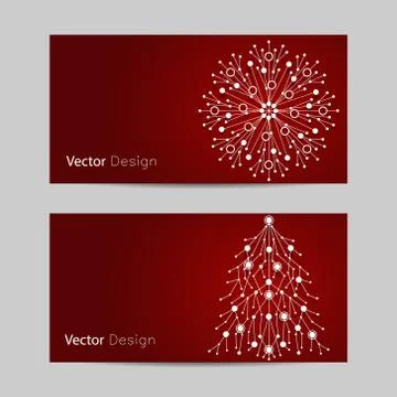 Set of horizontal banners Stock Illustration