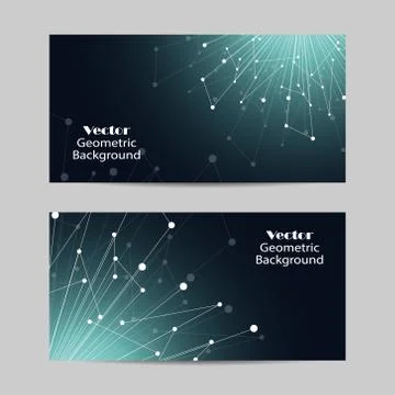 Set of horizontal banners Illustrazione stock