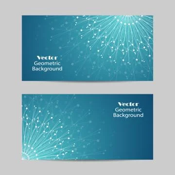 Set of horizontal banners イラスト素材