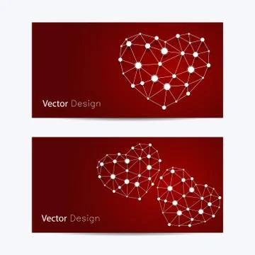 Set of horizontal banners Stock Illustration