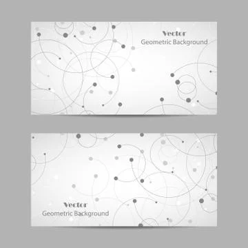 Set of horizontal banners Stock Illustration